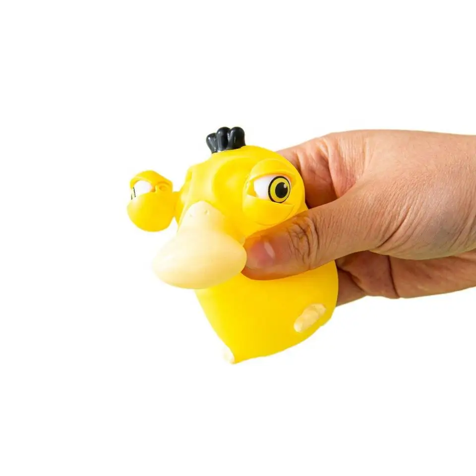 Hot funny Duck Pop Out Eyes Squish Fidget Squeeze Toys
