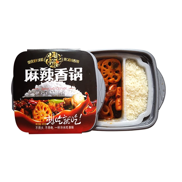 
Best Price Convenient And Delicious Style Food Portable Self-Heating Spicy hot pot 