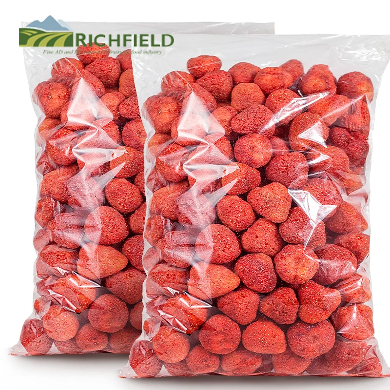 Wholesale Delicious Snack Sweet Freeze Dry Fruit Bulk Freeze Dried Strawberry
