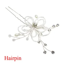 O377 Vintage Handmade Wedding Bridal Hairwear Pearls Crystal Ceramics Beads Bridesmaid Hair Comb Women Birthday Gift Accessories