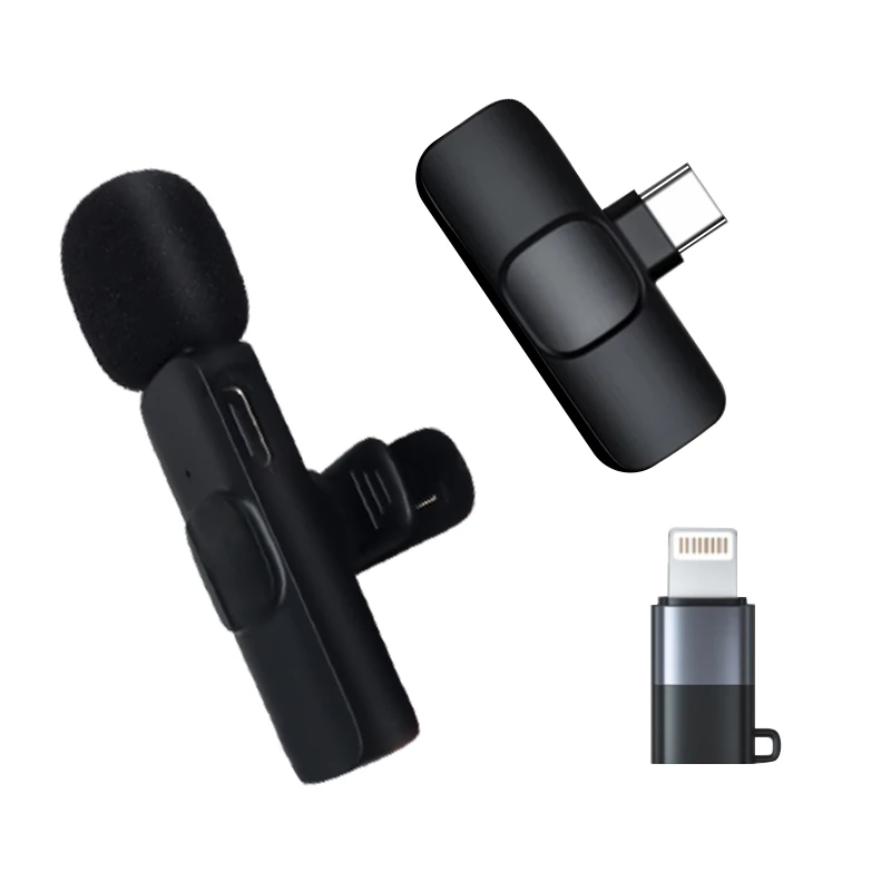 YLW Wireless Lavalier Microphone Noise Reduction For Outdoor Live Broadcast USB Microphones