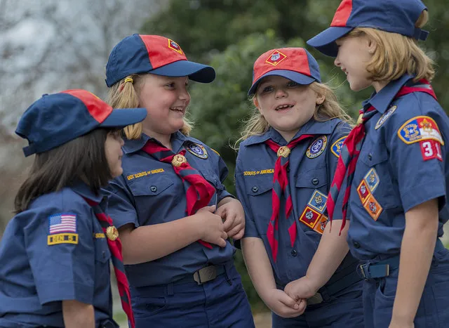 High Density Outdoor Custom Logo  Polyester Scout Scarf Stock Size Neckerchief for Summer Camp