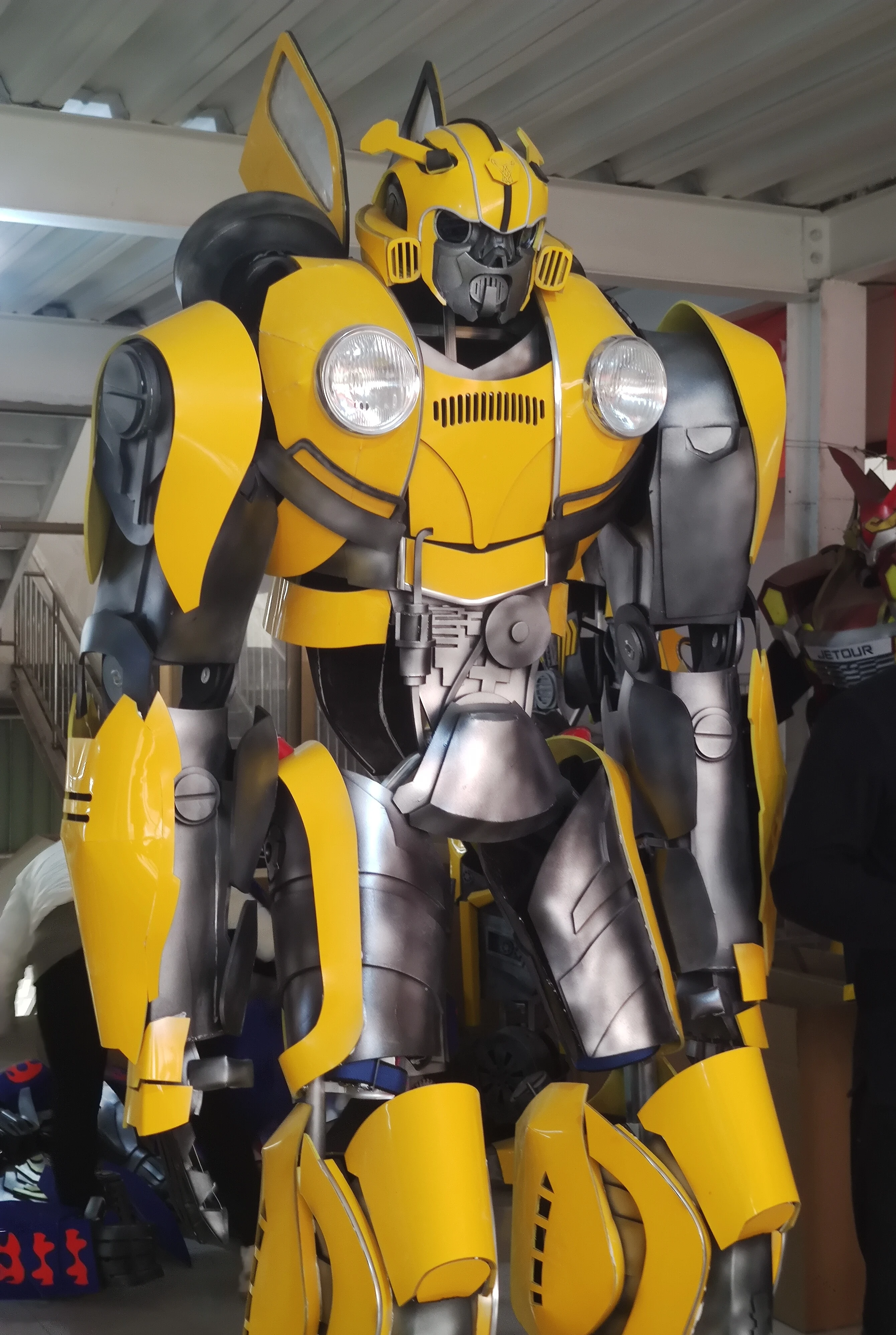 Factory New Product 2.7m Adult LED Life Size Robot Stilts Costume Party Cosplay