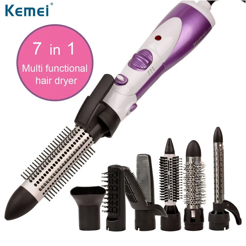 Kemei 7in1 Multifunctional household hair dryer