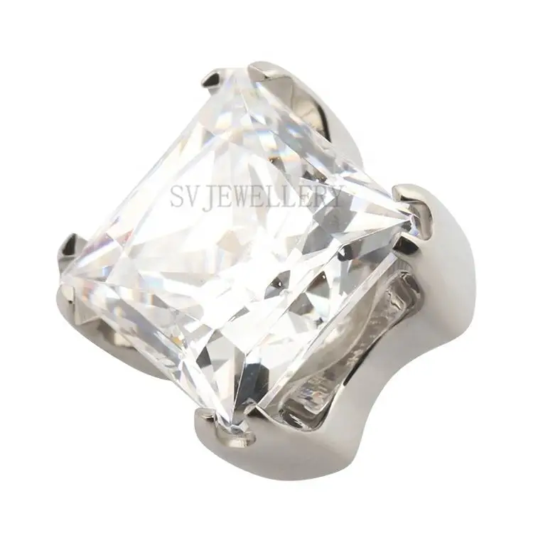 ASTM F136 Titanium Rose Gold Hinged Segment Clicker Ring With CNC Cut Cross