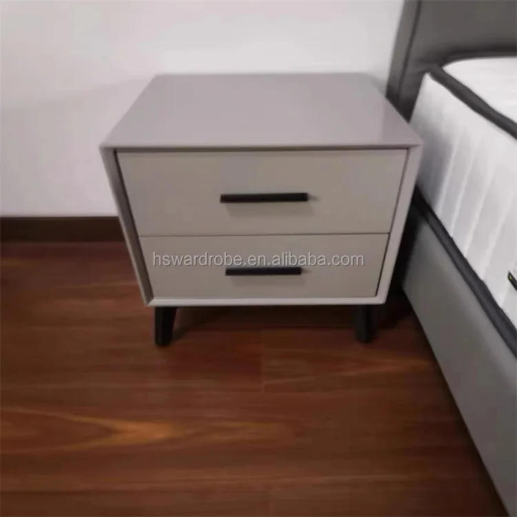 Ready to Ship Modern Luxury Style Nightstand for Bedroom Furniture Beside Table Wooden Nightstands