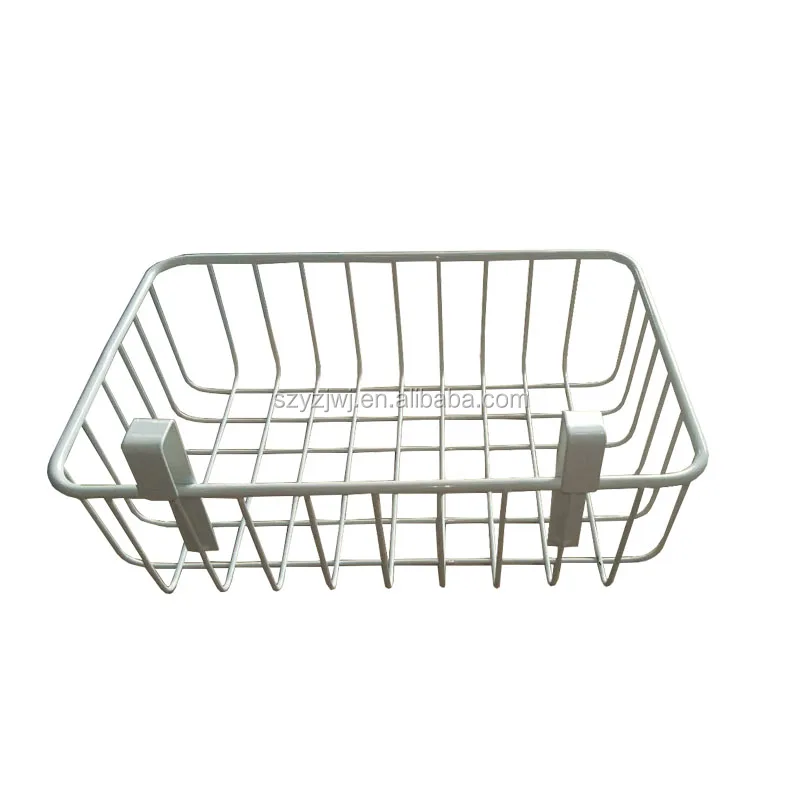 Customized wire Sturdy Steel Diversified  Extra Wall-Mounted Neatening Basket for Storage & Organization