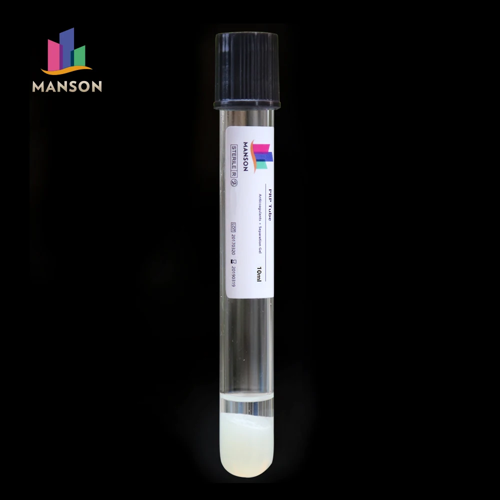 12ML GLASS  Platelet rich plasma Sodium Acid ACD Gel PRP Tube