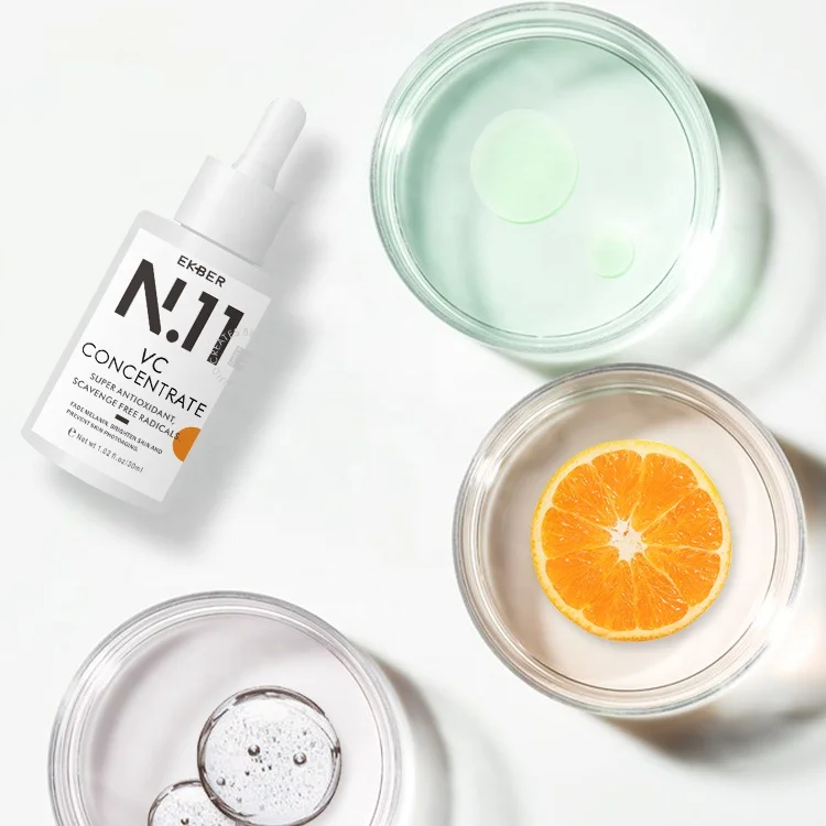 Customize Logo Vitamin C Serum With Hyaluronic Acid Korean Hyaluronic Acid Whitening Serum Best Vitamin C Serum For Face