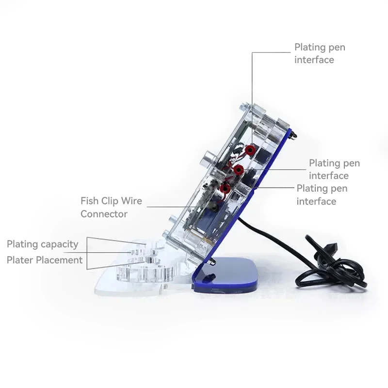 Portable Jewelry Small Gold Plating Machine Blue Digital Display Electroplating Pen Plating Machine