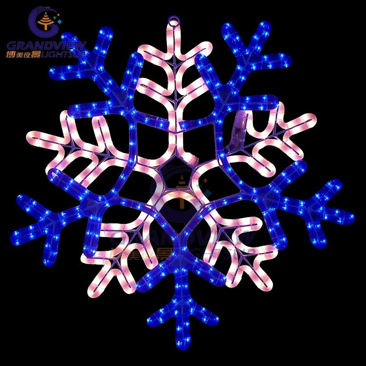 Hot Sale Christmas Decoration LED 2D Motif Snow Light For Holiday Decoration