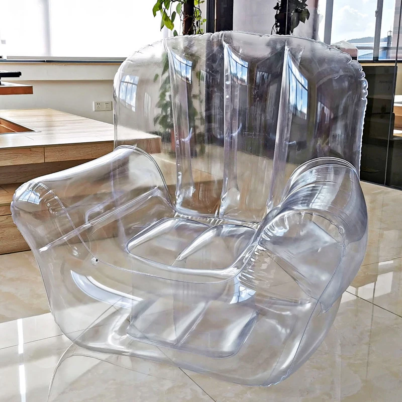 New Product Outdoor Transparent Single Adult Leisure Sofa Inflatable Internet Celebrity Photography Lazy Bouncer