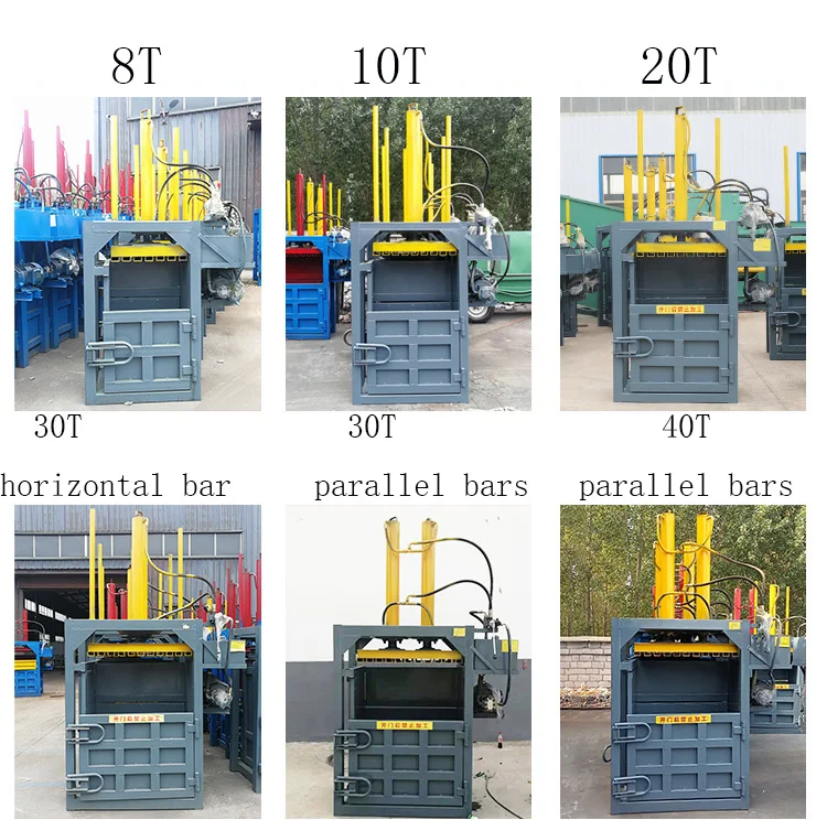 hydraulic waste trash plate roller  scrap metal compactor press machine