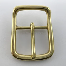 Manufacture 40mm Solid Brass Pin Buckle Western Cowboy For Belt