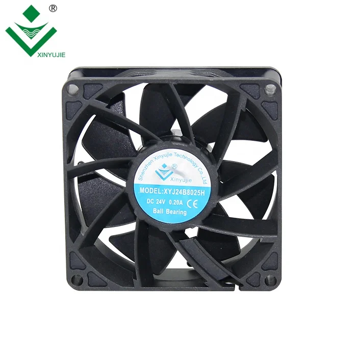 8025 Strapping Machine Cooling 80x80x25 24V Fan Cooler 80mm 12V Fan 8025 Ball Bearing 8cm