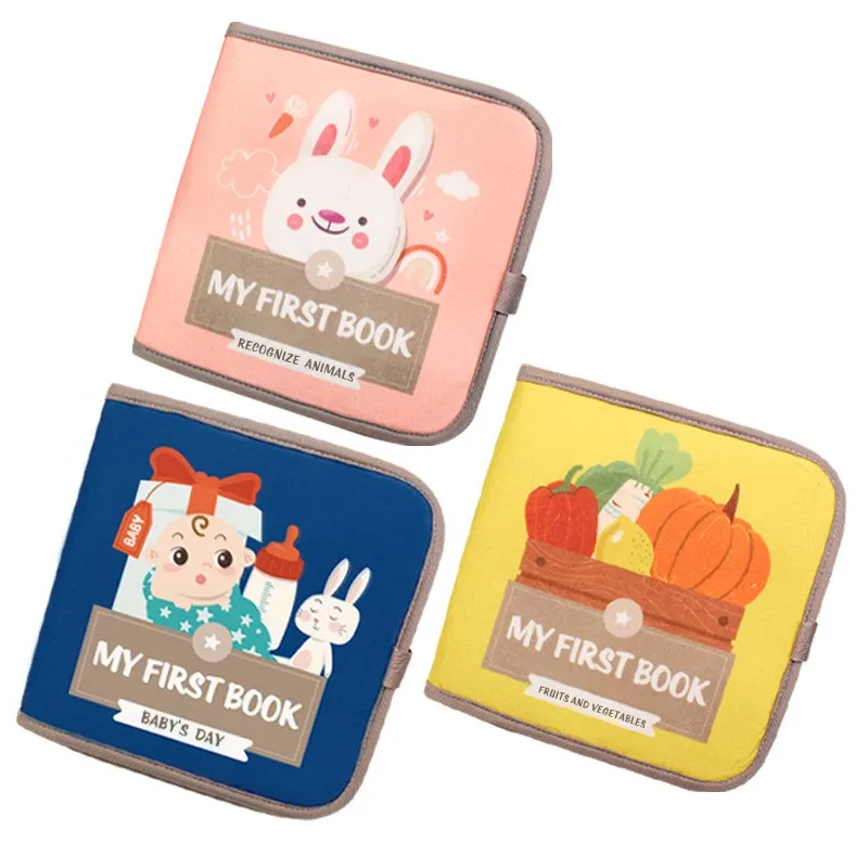 Educational Toy Black And White Soft Cloth Book Touch And Feel Books Creative Animal Crinkle Tails Soft Cloth Book Toy