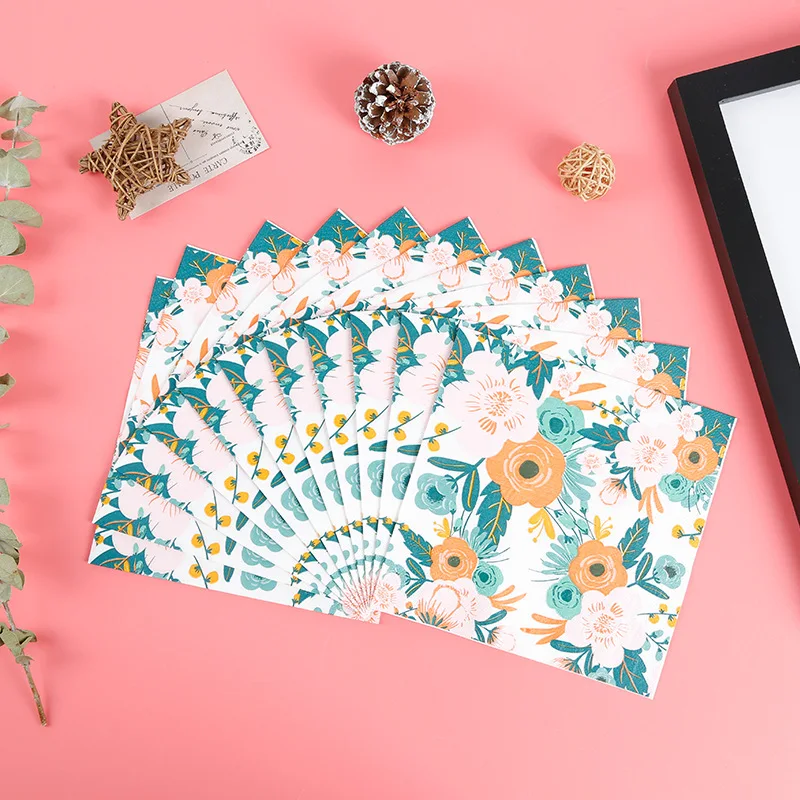 Оптовая продажа; Высокое качество; По индивидуальному заказу целлюлоза, не бывшая в употреблении по индивидуальному заказу для свадьбы или праздничного обеда двойной слой бумажных салфеток