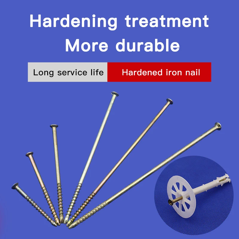 Factory Direct Sales Adhesive Plastic Nails Faktory Insulation Nail For Sale
