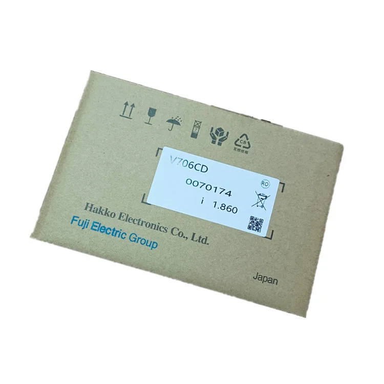 Панель управления сенсорным экраном Fuji Hakko HMI V706CD 5,7 дюйма, цветной дисплей, ЖК-экран, источник питания 24 В постоянного тока