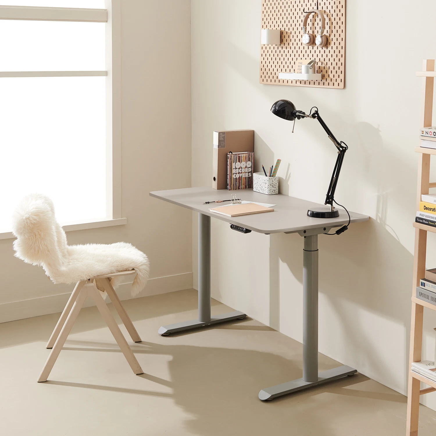 Ergonomic table single motor electric Standing Desk Frame height adjustable desk frame for cheap Office furniture table