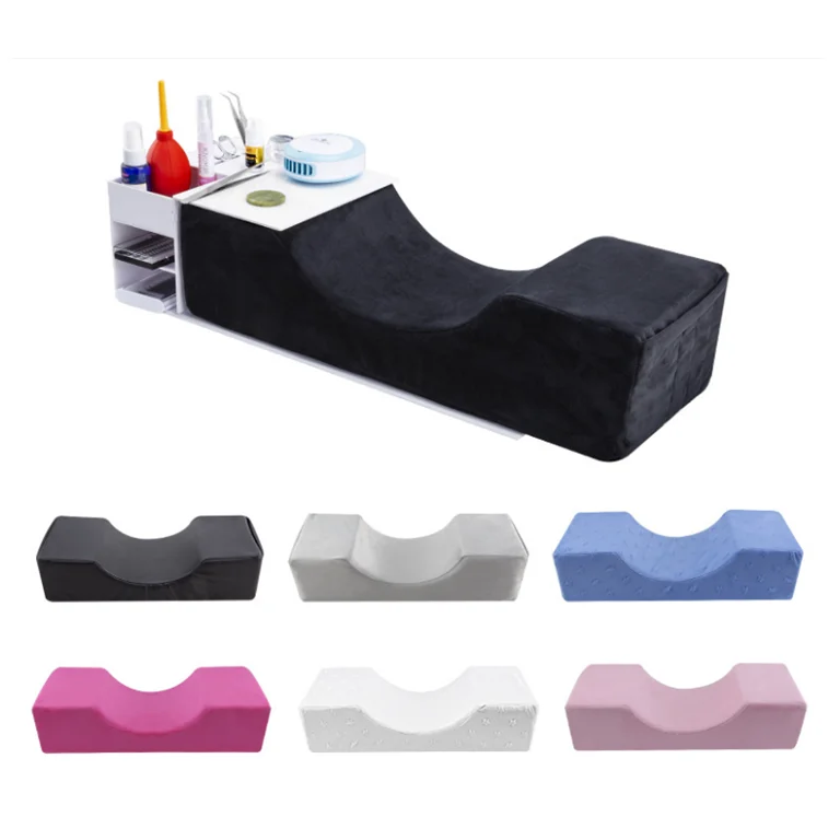 Lash Neck Support Eyelash Soft Grafting Eyelashes Memory Foam  Pocket Makeup Salon Extension Pillow