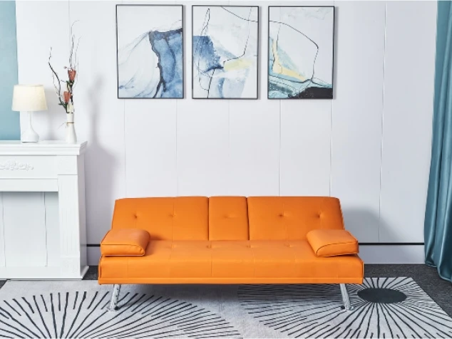 Modern Simple 2 Two Seater Sofa  and Sofacumbed