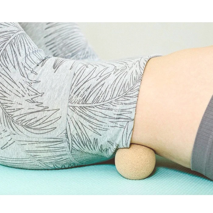 Wholesale 6.5cm 8cm 10cm Natural Cork Massage Ball for Neck Foot Self Massage
