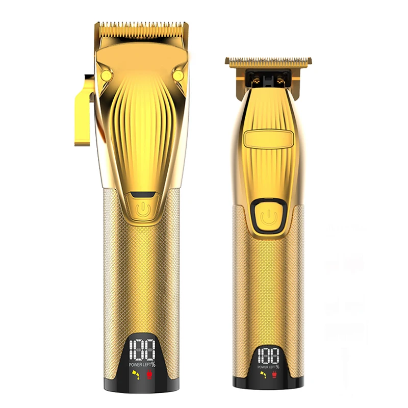 Professional Stainless Steel Hair Clipper Grooming Kit Low Noise High Speed Hair Trimmers Hair Removal Appliance