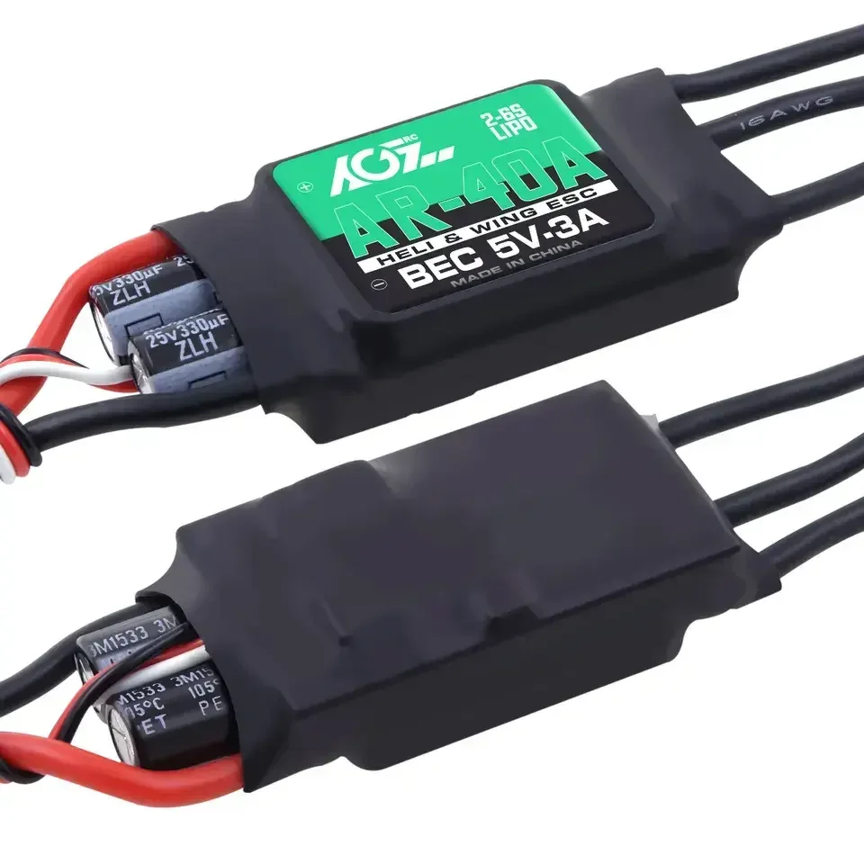 Квадрокоптер AR-40A AGFRC ESC 2-6S Lipo HV самолет 40A бесщеточный 5 В/3 А прошивка для радиоуправляемого дрона