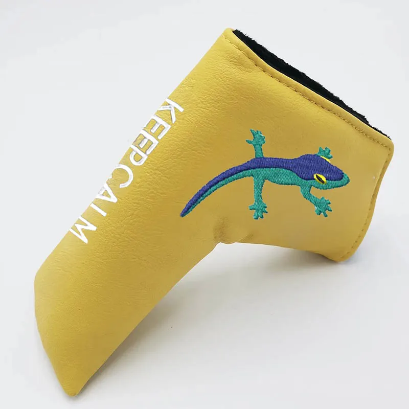 Custom Logo Sort Color Embroidery Golf Blade Putter Head Cover