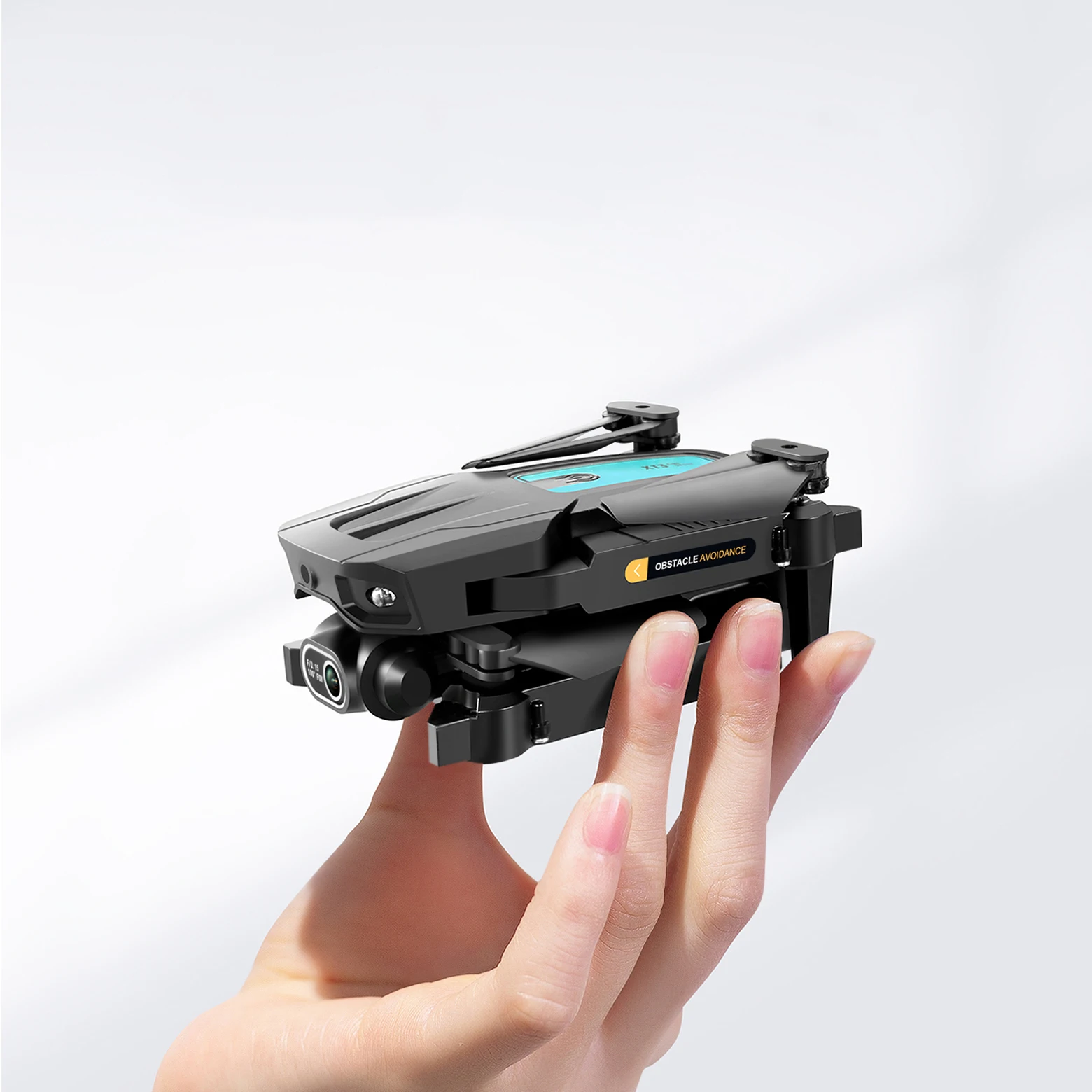 Foldable Les Photo Shoot Drone Fvp Rs 500 Gsm With Double Camera Professionnel Dron Con Luces Led