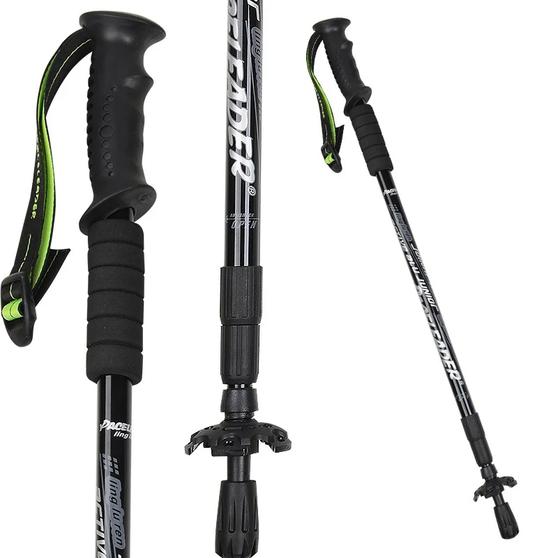 Super Quality Telescopic Trekking Poles Telescopic Camping Outdoor Equipment Walking Stick  Walking Cane