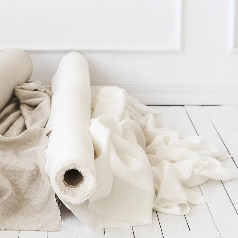 China supplier stock Wholesale Soft Cheap Wide Width  290CM Hometextile Bedding 280CM Sofa Curtain Linen Cotton Fabric