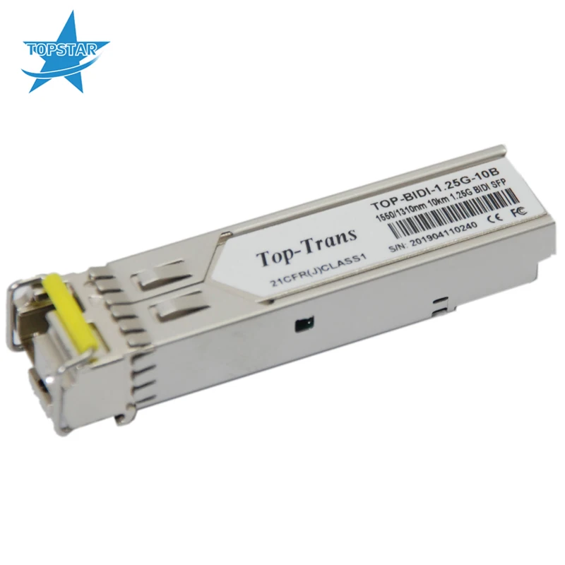 1,25G двунаправленный оптический трансивер 1310 нм/1550 нм волоконный трансивер