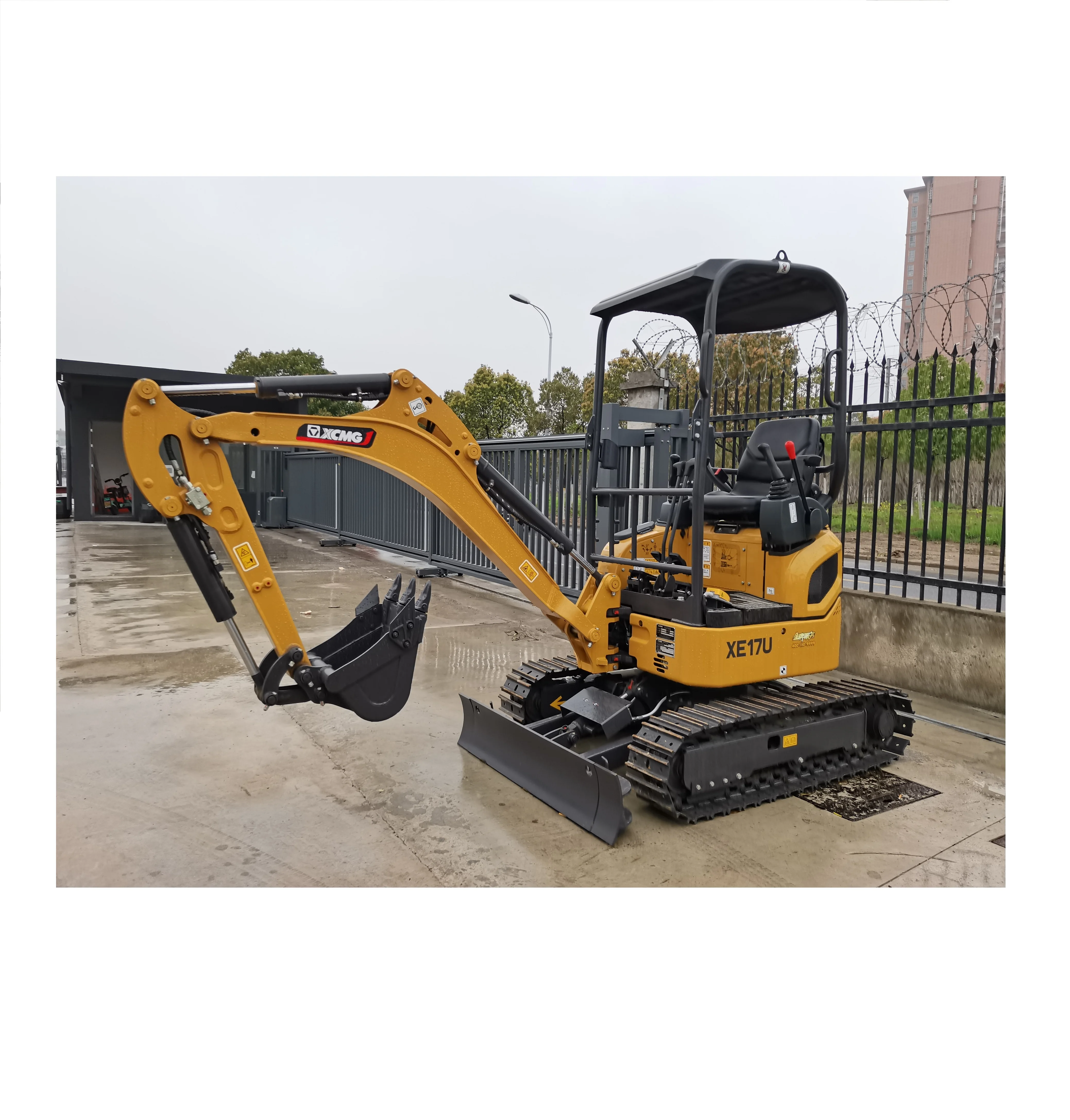 XCMG Used Engineering Construction Machinery Mini Crawler Excavator Mini Trench Digger 1.7ton XE17U