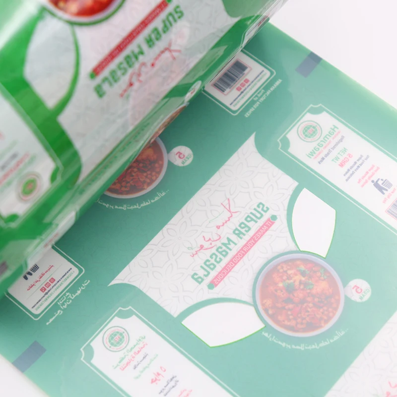 Safety Plastic Spicy Sauce Seasoning Packaging Film Roll For Sachets Spice Powder Tea Sugar Food Packaging Film