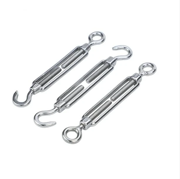High Quality DIN1480 Stainless Steel Forged Eye Hook Turnbuckle