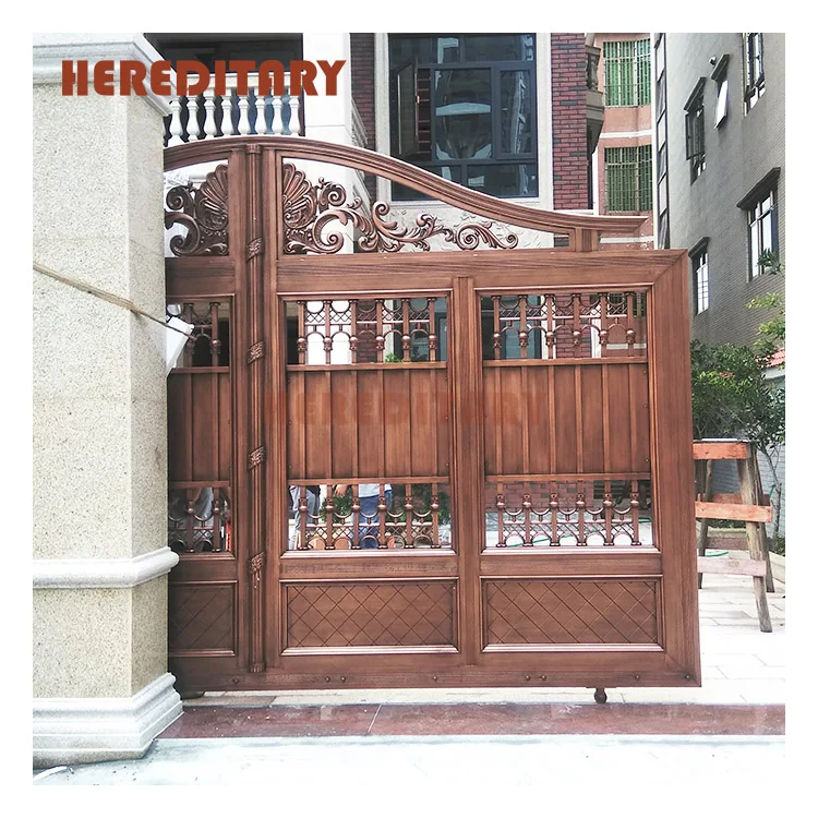 Modern boundary wall gates and cheap metal driveway gates for sale