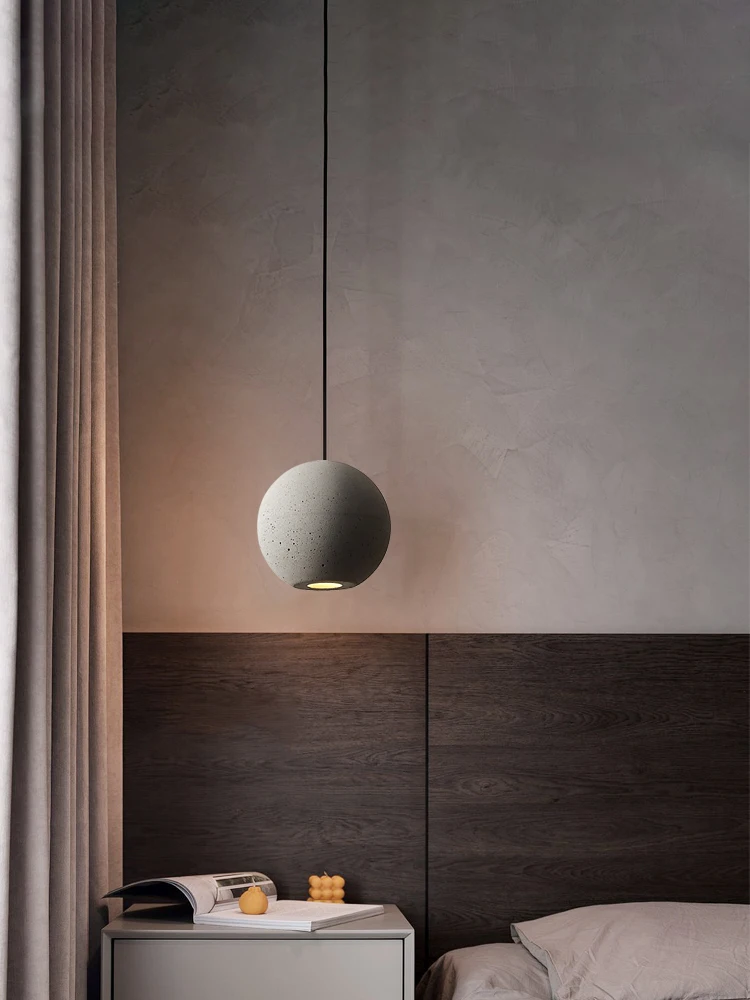 Wholesale concrete cement hanging lamps Restaurant decorated LED cement chandelier light pendant lamp