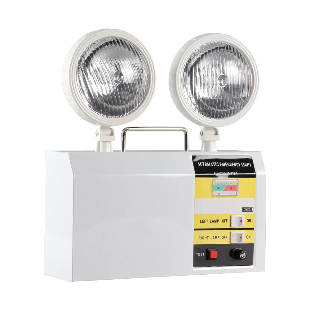 Rechargeable LED Emergency Lights Wall Mounted Lantern with Test Button Lithium Battery for BRAZIL Luminous Body Camping SMD