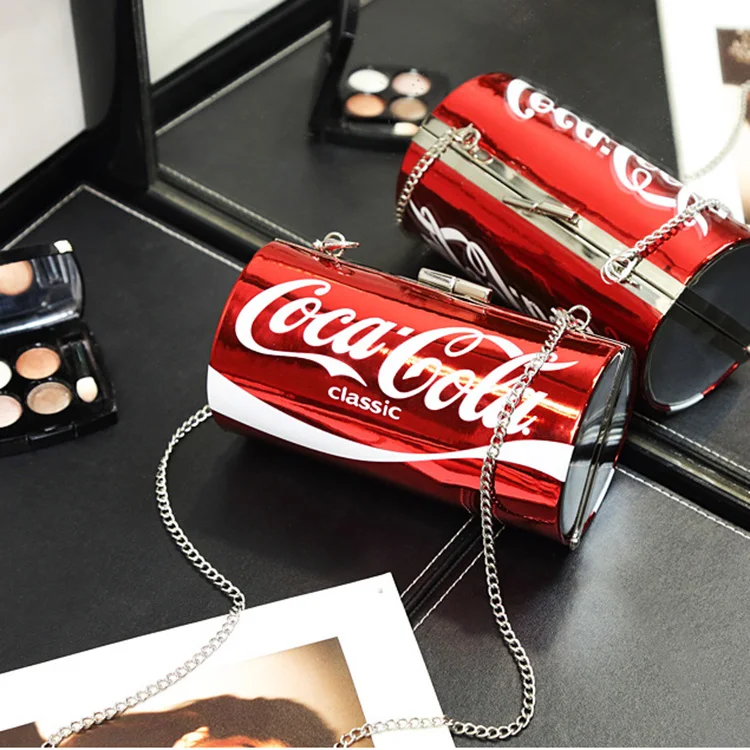 2021 New Arrival Luxury Women Coke Diamond Purses New Fashion Bling Diamond Coke Clutch Ladies Handbags for Women