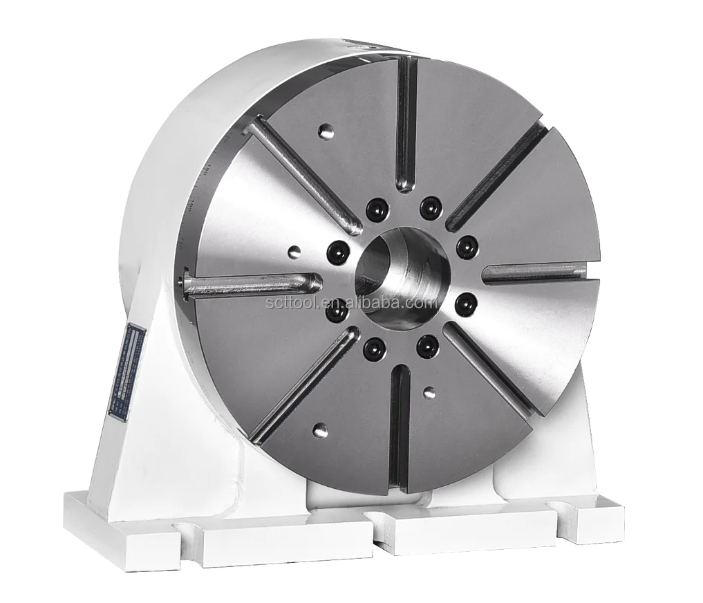 Precision Hydraulic Brake 12 Inch Cnc Indexing Head 4th Axis Turntable VMC850 Milling Machine Center Rotary Table