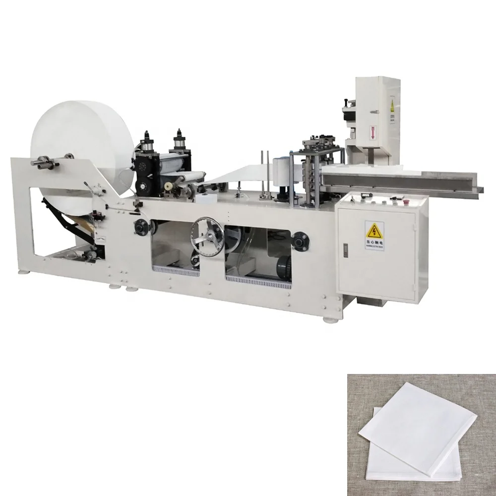 
Automatic 1/4 fold paper napkin tissue machine 