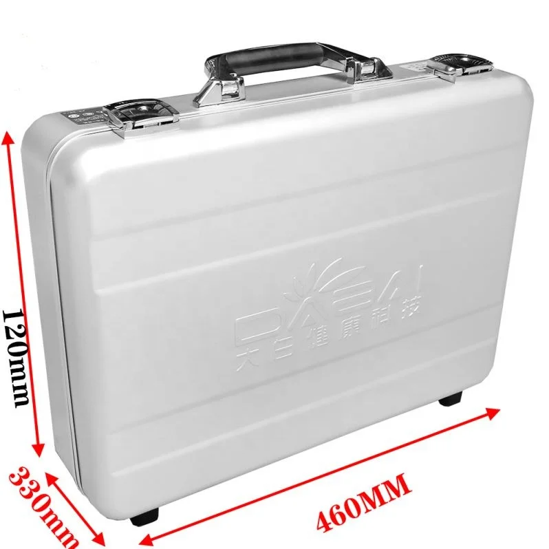 Oem Manufacturer Metal Medium Hard Fire Proof Carry Full Aluminum Brief Case For Medical Instrument