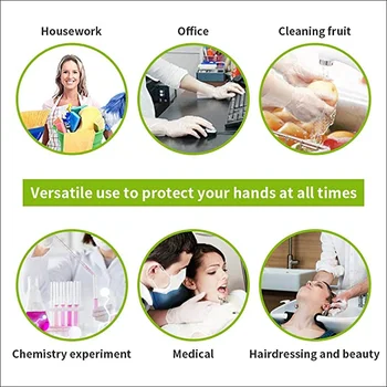 100PCS/BOX Disposable vinyl Gloves Essential Goods Ultra Strong Guantes Food Multi-purpose and Cleaning safe Household Guantes