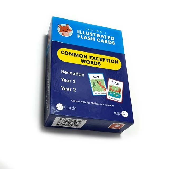 Custom Toddler Sight Words Flash Card Printing Services Learning Abc Cognitive Cards Alphabet Kids Educational Flash Cards
