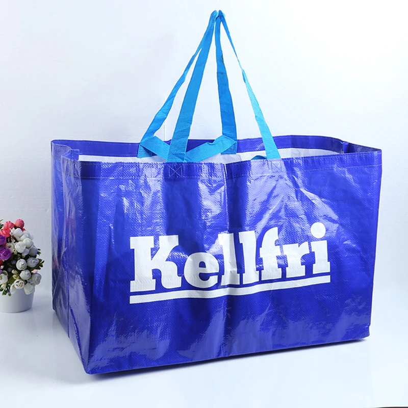 PP woven color printing plastic bag PP woven shopping bag wholesale customization Frakta	shopping storage bags