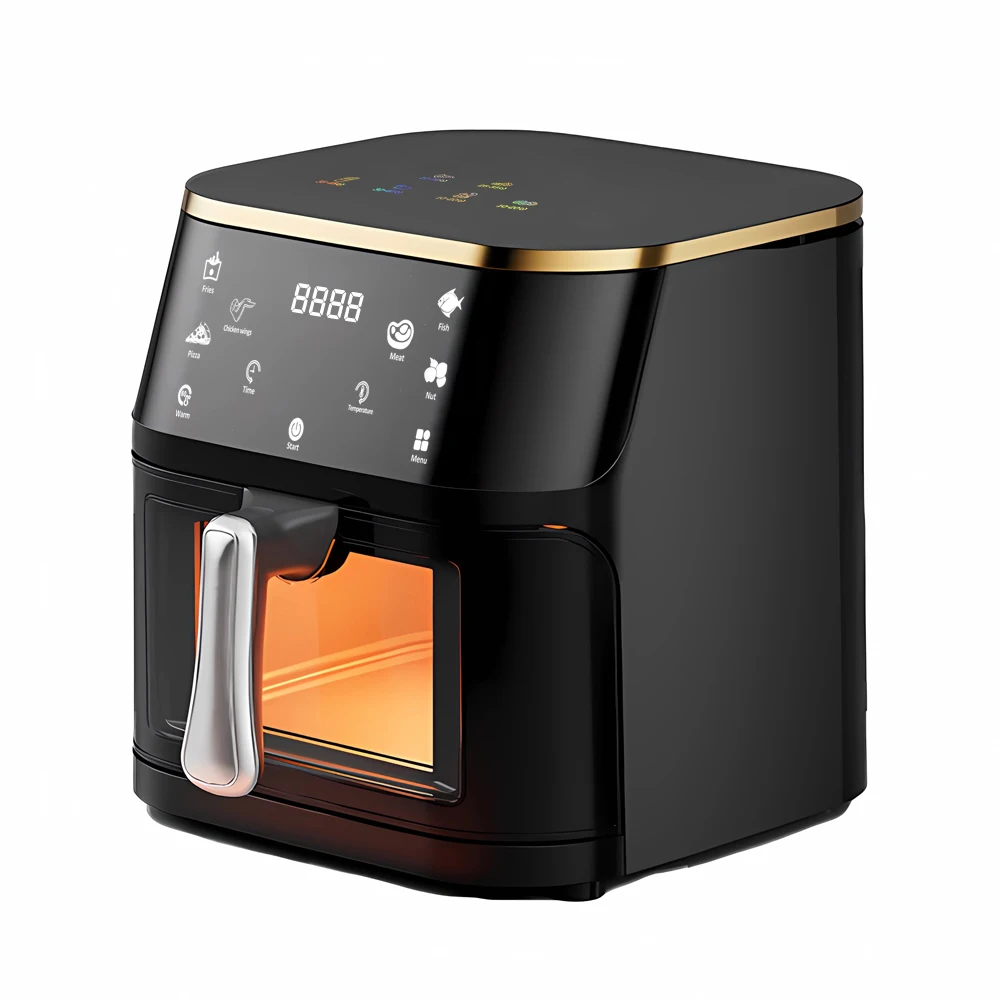 6L 7L 8L Electric Smart Air Fryer without Oil Smart Oven Oil Free Multi Functions Touch Screen Toaster 1400W air oven fryer