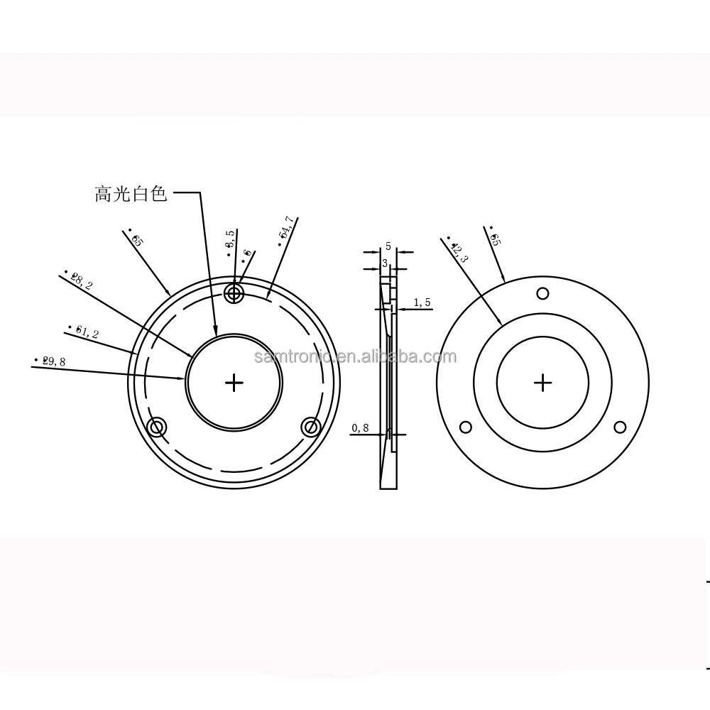30W 89dB 4ohm AMT Air Motion Transformer Planar Ribbon Tweeter 40000Hz Isodynamic AVT Speaker Unit DIY Home Theater HiFi System