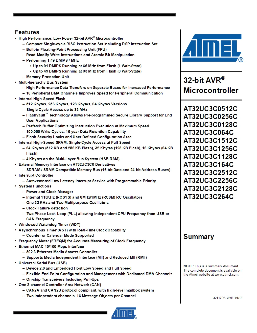 IC chip AT32UC3C1256C-AUT Electronic Components AT32UC3C1256C-AUT Lvchi company